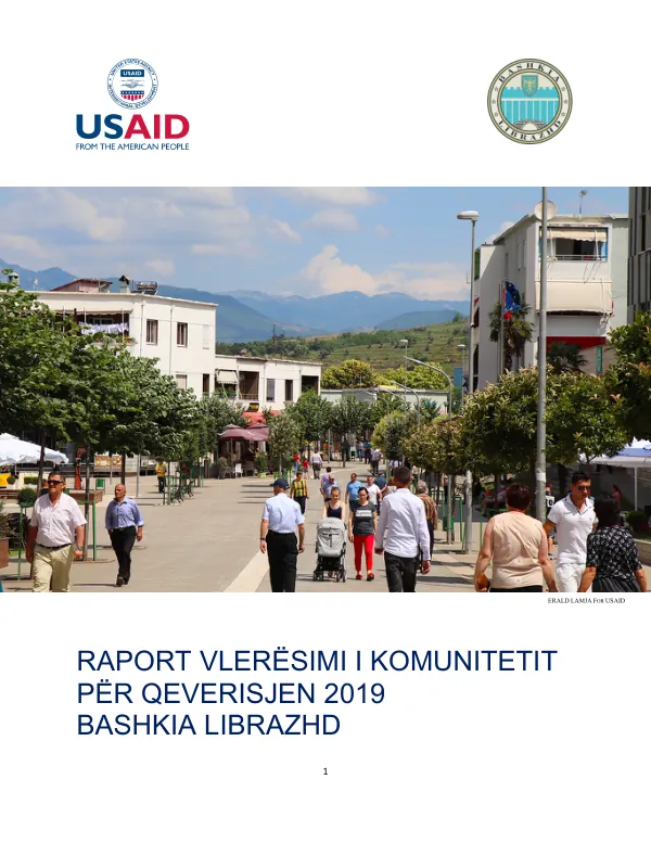 Final Report: Vlerësimi i Komunitetit për Qeverisjen 2019