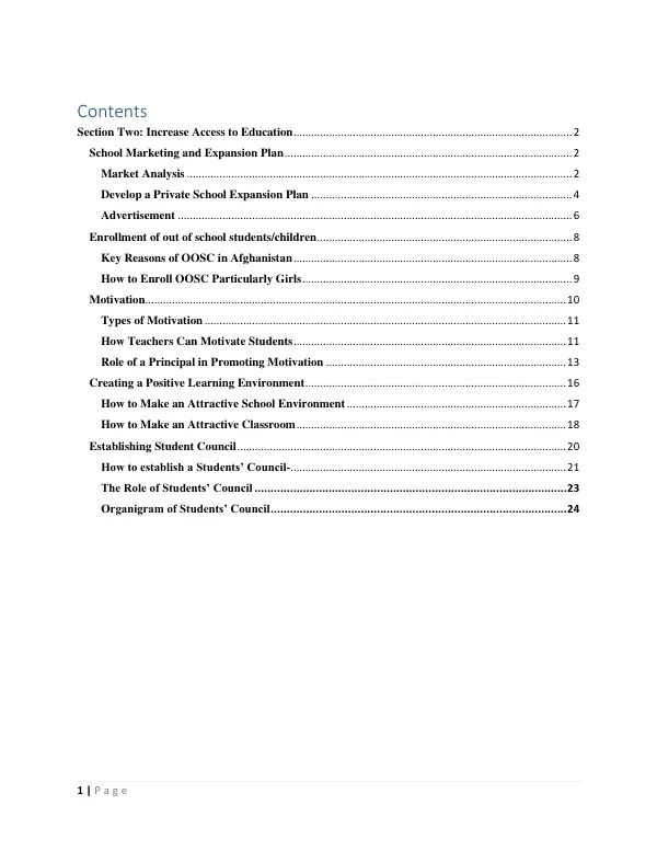 How to Run a Private School: A Guide for Afghanistan