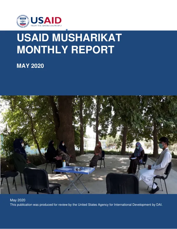 USAID Musharikat Monthly Report (May FY2020)