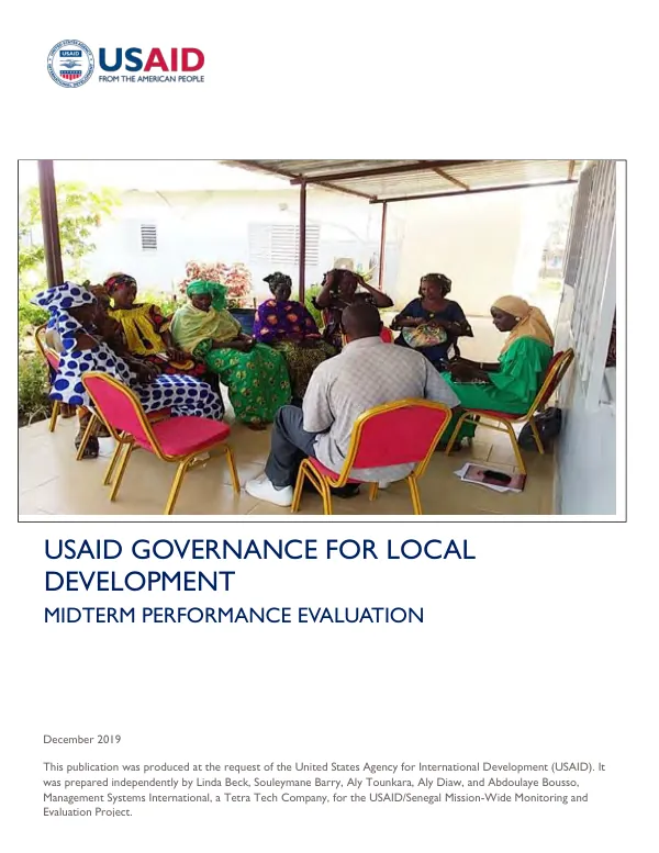 USAID governance for local development : midterm performance evaluation