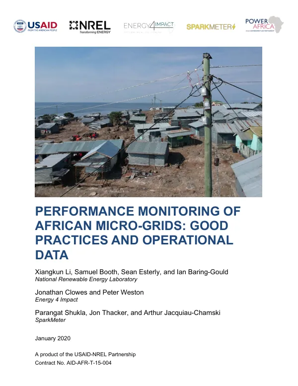 Performance Monitoring of African Micro-Grids: Good Practices and Operational Data