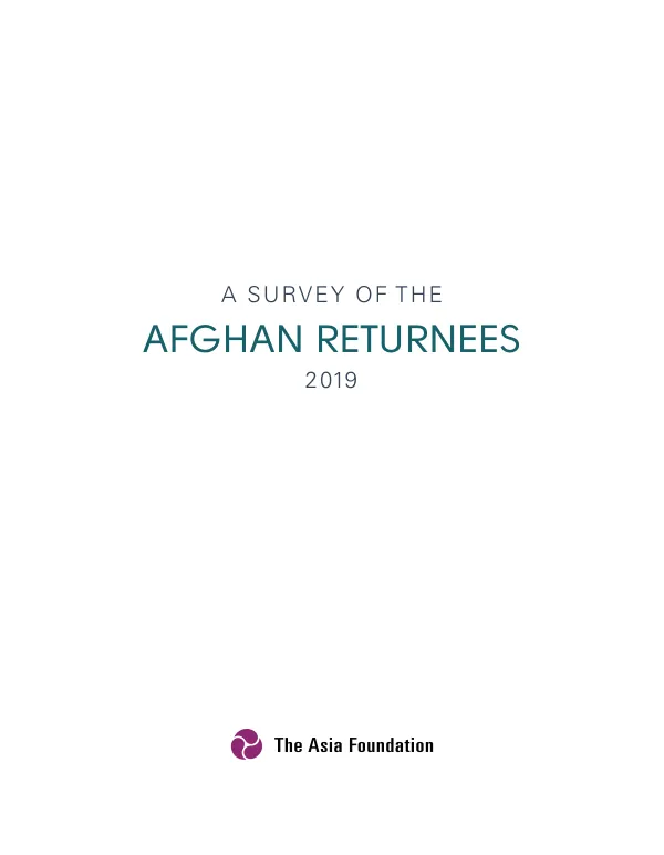 A Survey of the Afghan Returnees