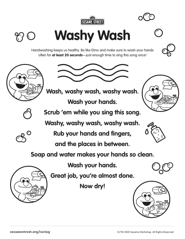 Sesame Street - Washy Wash Song