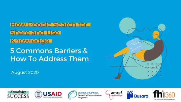 Addressing Commons Barriers to Knowledge Sharing: 5 Best Practices