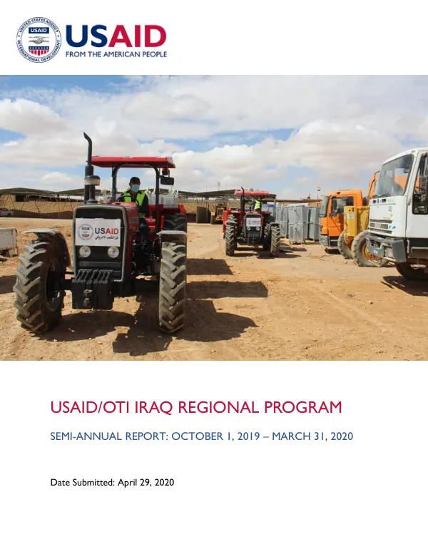 Semi-Annual Report: October 1, 2019 – March 31, 2020