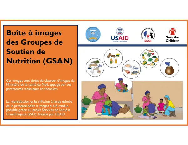 Boîte à images des Groupes de Soutien de Nutrition (GSAN)