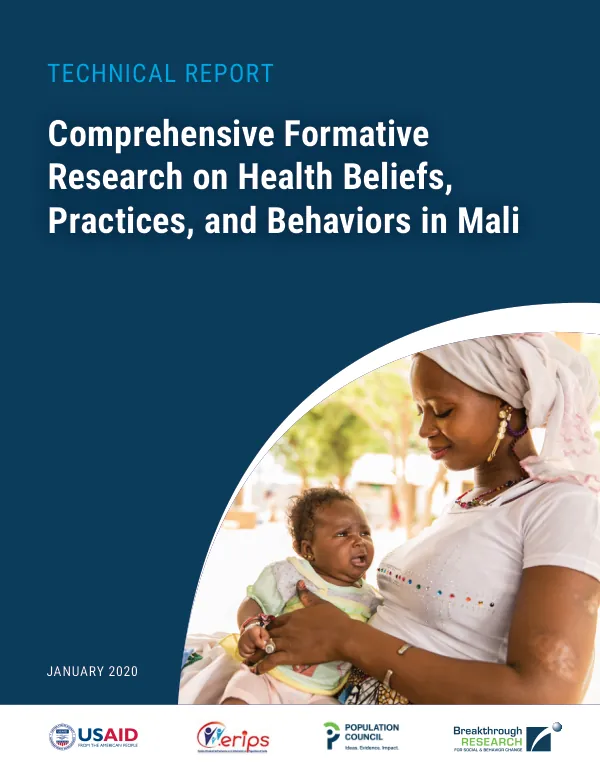 Comprehensive Formative Research on Health Beliefs, Practices, and Behaviors in Mali