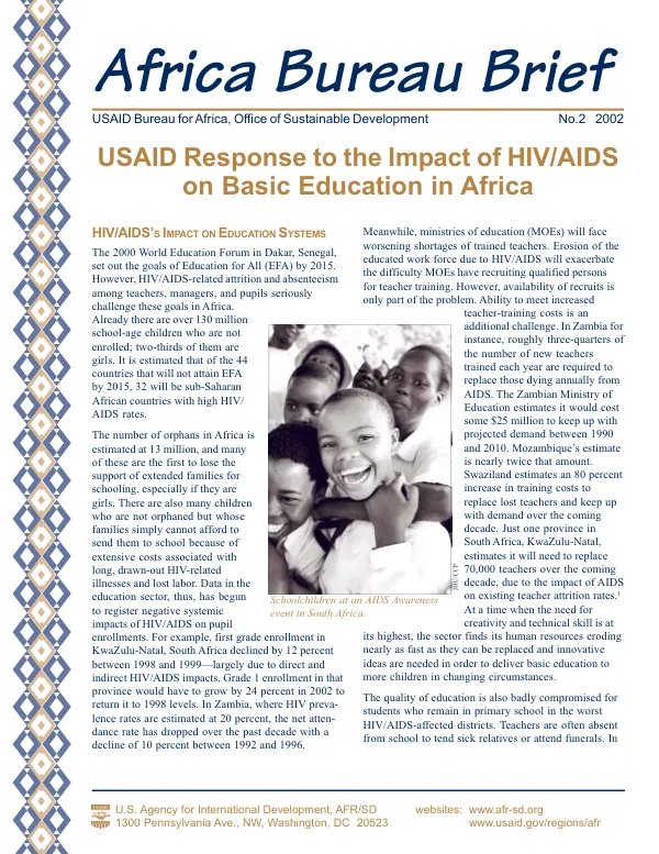 Africa Bureau Brief