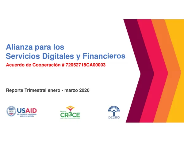 Reporte Trimestral enero - marzo 2020