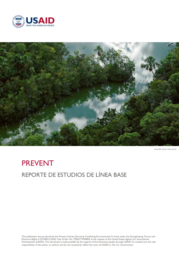 Prevent - Reporte de Línea Base