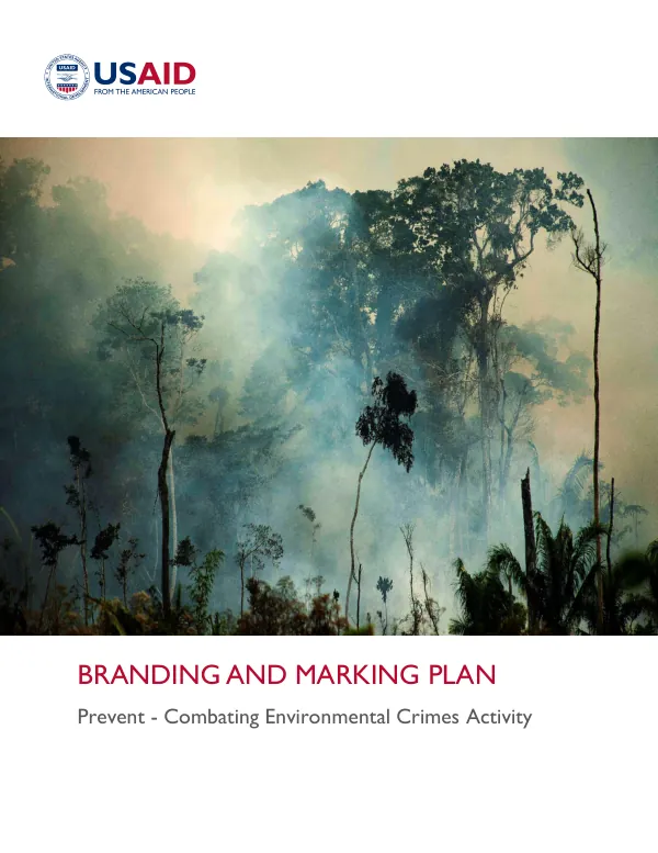 Branding and Marking Plan for the Combating Environmental Crimes Activity