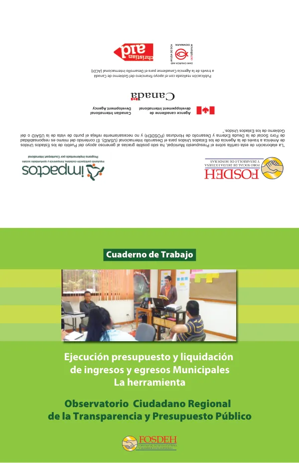 Ejecución presupuesto y liquidación de ingresos y egresos Municipales