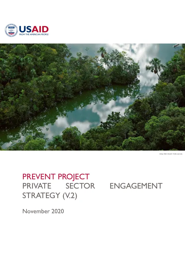 Private Sector Engagement Strategy (PSES) for the Prevent Project