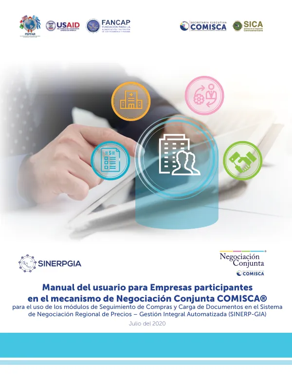 Manual del usuario para Empresas participantes en el mecanismo de Negociación Conjunta COMISCA®