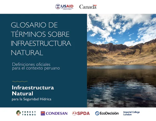 GLOSARIO DE TÉRMINOS SOBRE INFRAESTRUCTURA NATURAL DEFINICIONES OFICIALES copia