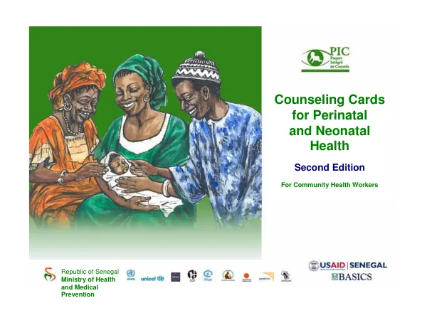Counseling Cards for Perinatal and Neonatal Health