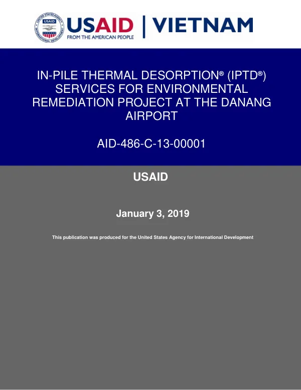Demobilization Report AID-486-C-13-00001