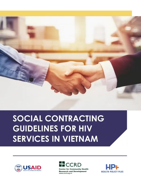 Social Contracting Guidelines for HIV Services in Vietnam