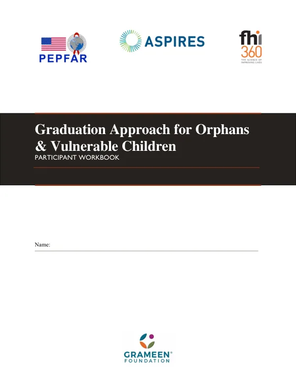 Graduation Approach for Orphans & Vulnerable Children Participant Workbook