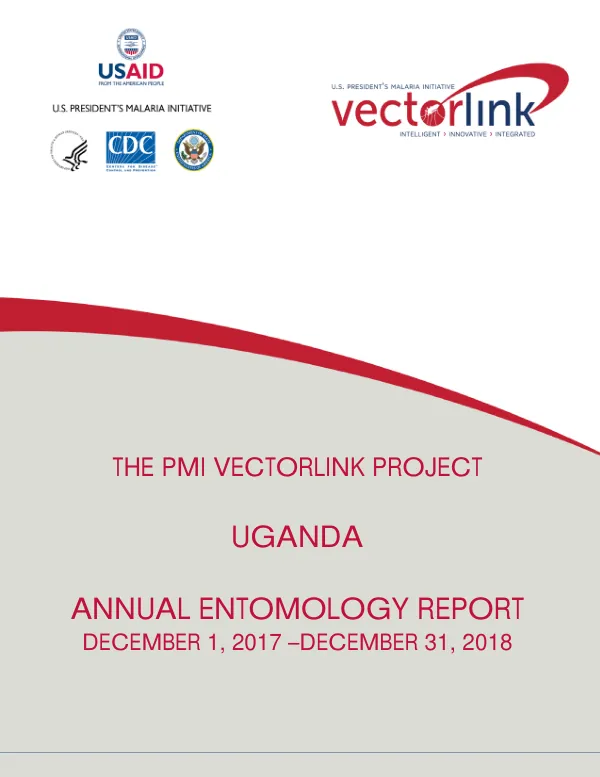 Uganda Annual Entomology Report
