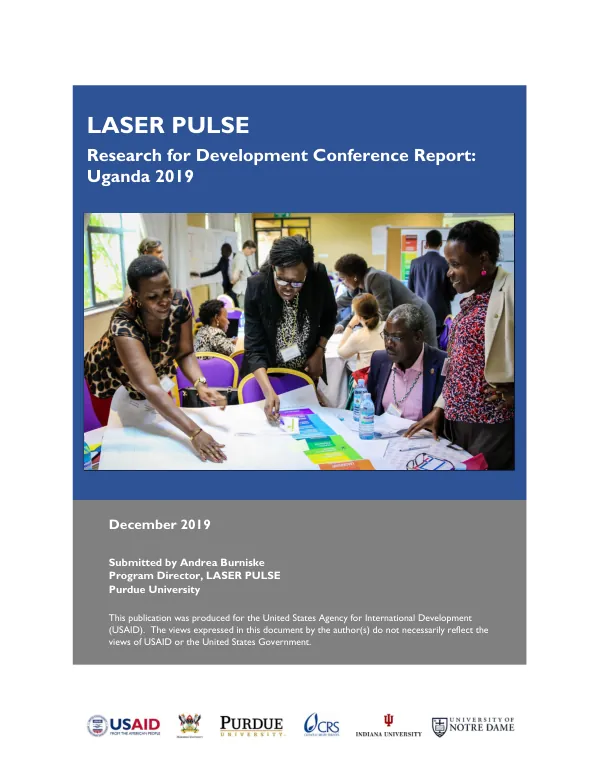 Research for Development Conference Report: Uganda 2019