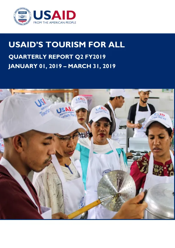 USAID's Tourism for All - Quarterly Report - Q2 FY2019