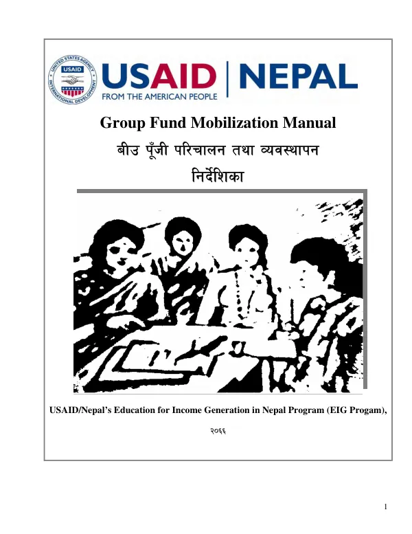 Group Fund Mobilization Manual