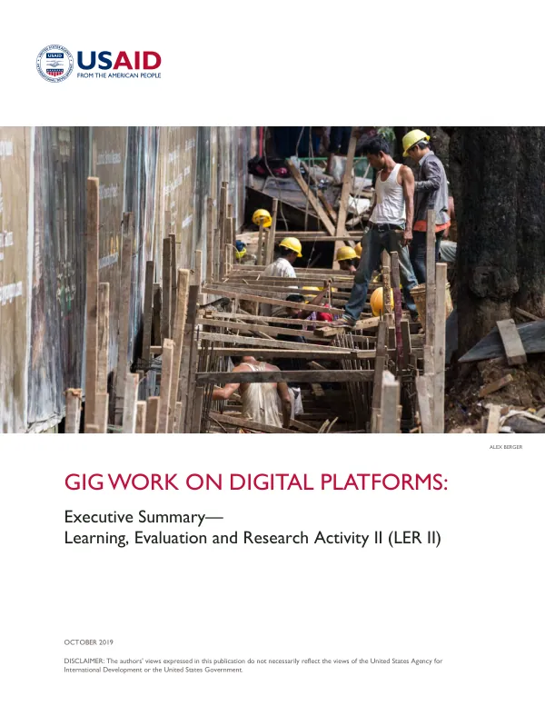 Gig Work on Digital Platforms: Executive Summary