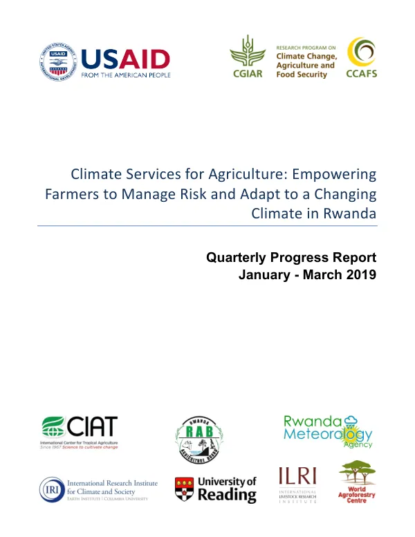 Climate Services for Agriculture: Empowering Farmers to Manage Risk and Adapt to a Changing Climate in Rwanda