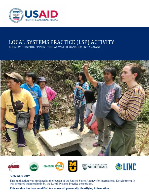 USAID Local Systems Practice Tublay SNA