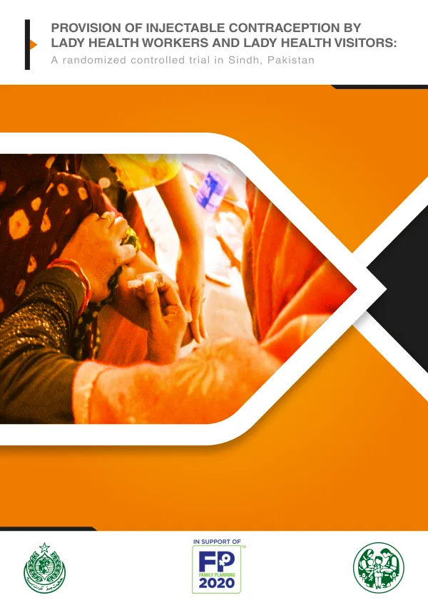 Provision of Injectable Contraception by Lady Health Workers and Lady Health Visitors: A Randomized Controlled Trial in Sindh, Pakistan