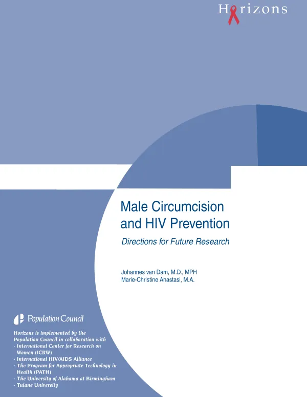 Male circumcision and HIV prevention : directions for future research
