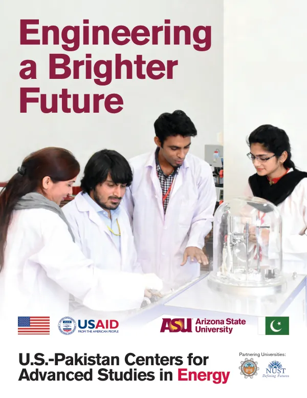U.S.-Pakistan Centers for Advanced Studies in Energy at ASU Overview