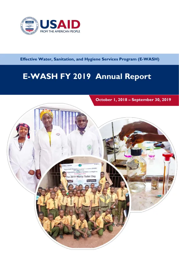 E-WASH FY 2019 Annual Report