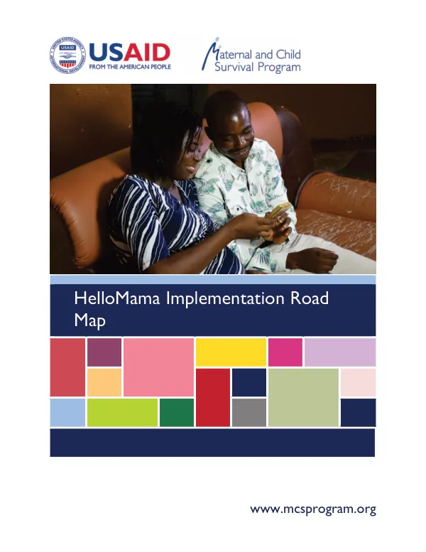 HelloMama Implementation Road Map