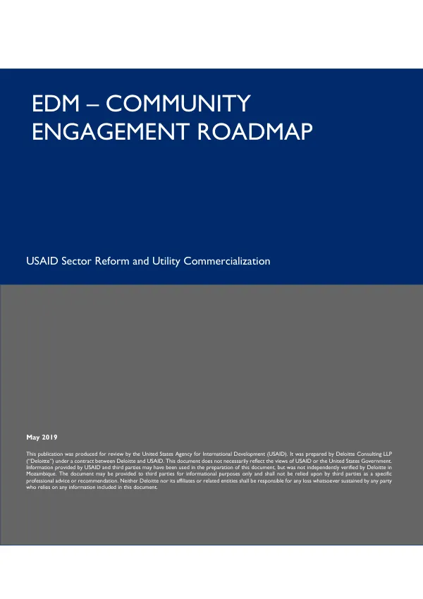 Baseline Report: USAID Sector Reform and Utility Commercialization