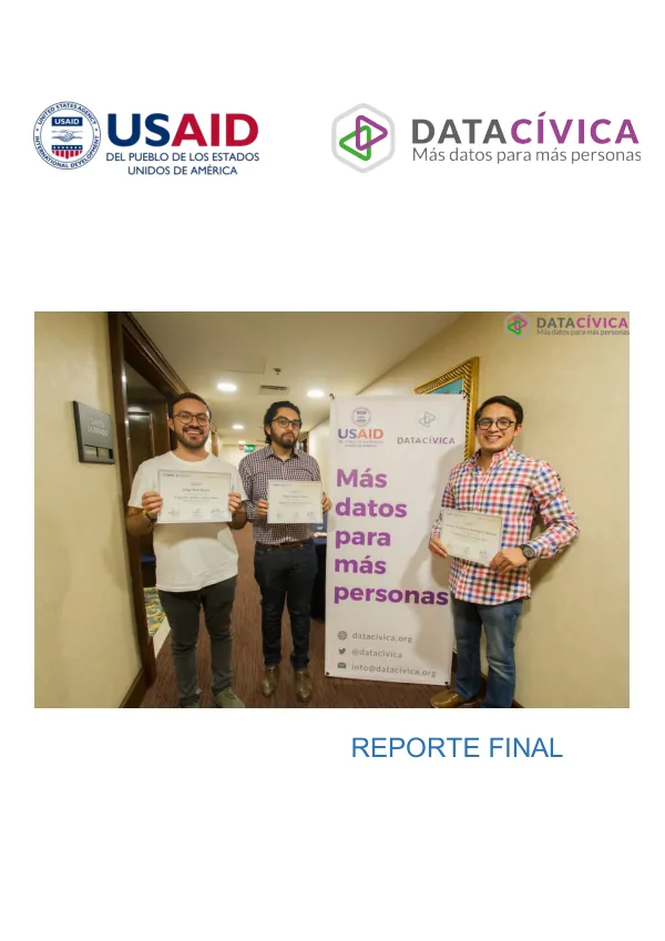 ReporTE FINAL: Fortaleciendo la Apertura de Datos en México