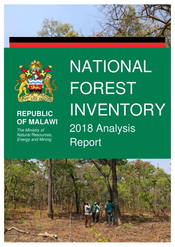 Malawi National Forest Inventory 2018 Analysis Report