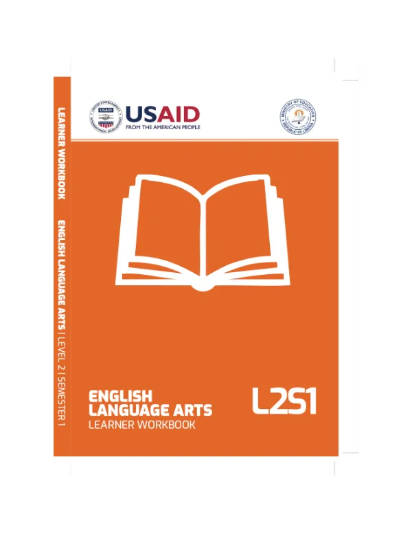 Accelerated Quality Education Teacher Guides and Learner Workbooks Series, Language Arts, Level 2, Semester 1