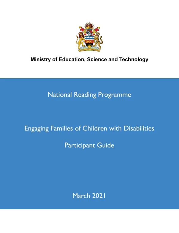 Participant Guide-Engaging Families of Children with Disabilities