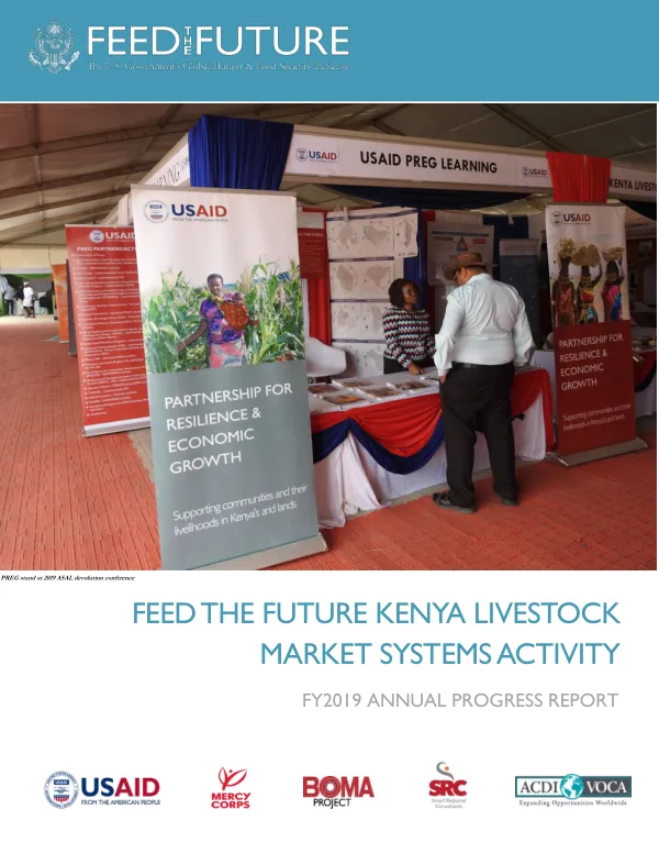 Feed the Future Kenya Livestock Market Systems Activity FY2019 Annual Progress Report