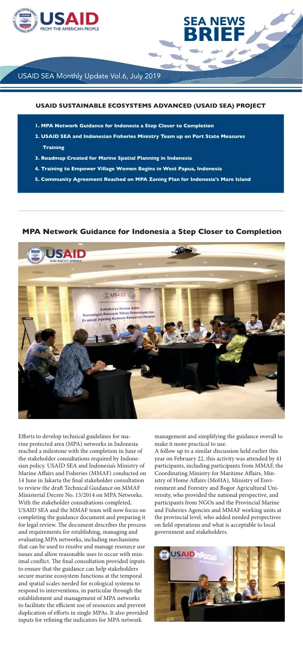 USAID SEA NEWS BRIEF JULY 2019