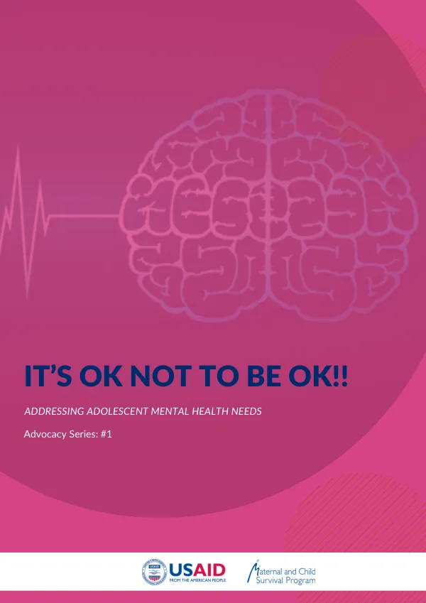Addressing Adolescent Mental Health Needs: Advocacy Series #1