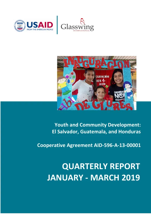 Youth and Community Development: El Salvador, Guatemala & Honduras
