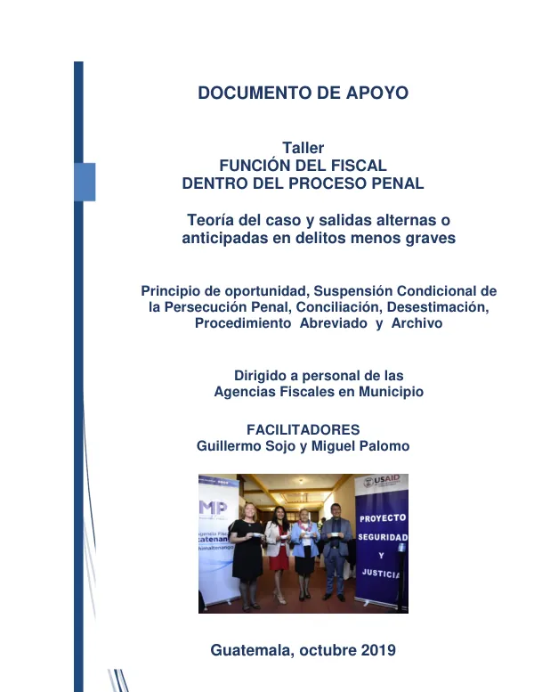 Documento de Apoyo: Formación de Agencias Fiscales en Municipio