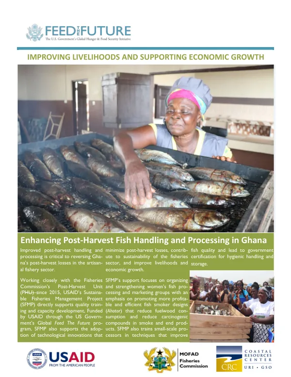 Improving Livelihoods and Supporting Economic Growth: Supporting Hygienic Fish Processing in Ghana