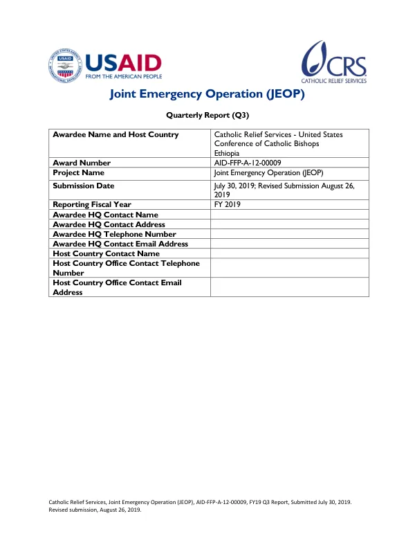 FY19 Q3 Report