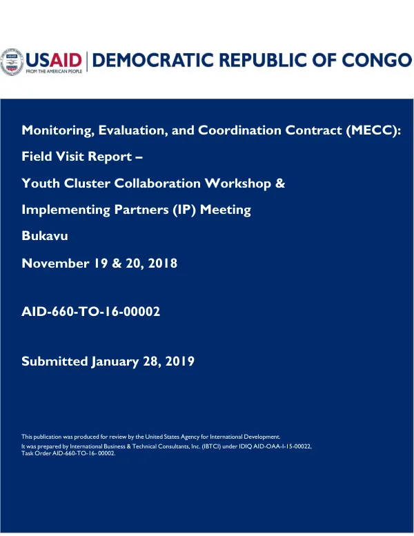 Monitoring, Evaluation, and Coordination Contract (MECC): Accelere! Partnerhip Review Findings Report