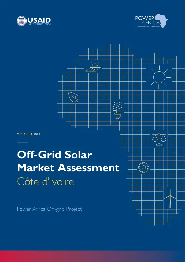 Off-Grid Market Assessment for Côte d'Ivoire