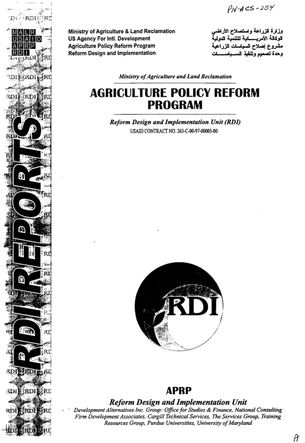 Preliminary 1992 grain availability study for Afghanistan